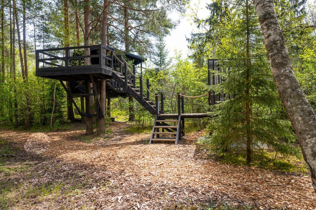 Vila Sambliku Treehouse Jogisoo Exteriér fotografie